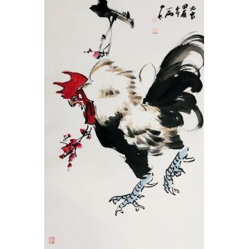 周小雨国画花鸟大吉字画之家