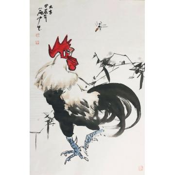 周小雨国画花鸟大吉字画之家