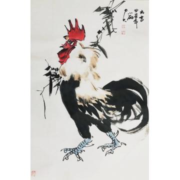 周小雨国画花鸟大吉字画之家