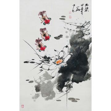 周小雨国画花鸟不染字画之家