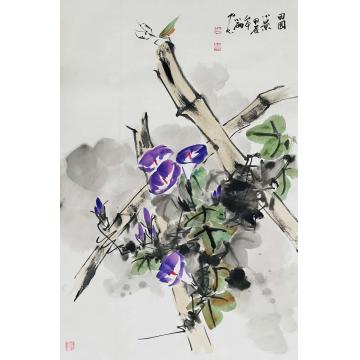 周小雨国画花鸟田园小景字画之家