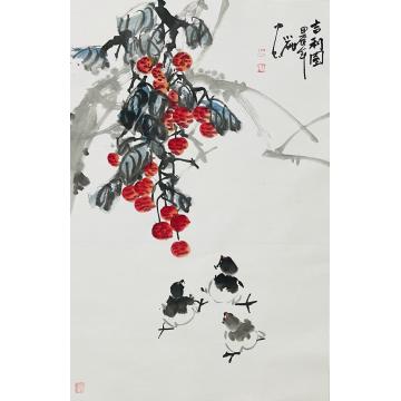 周小雨国画花鸟吉利图字画之家