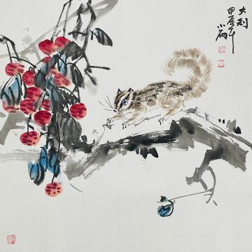 周小雨国画花鸟大利字画之家