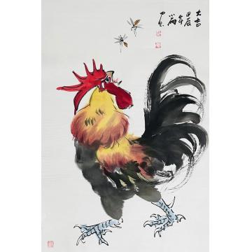 周小雨国画花鸟大吉字画之家