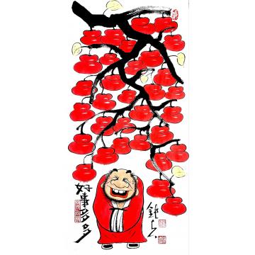 张海波国画花鸟好事多多字画之家