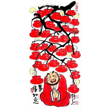 张海波国画花鸟事事如意字画之家