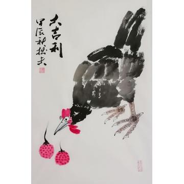 乔拙夫国画花鸟大吉利字画之家