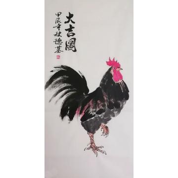 伍德基国画花鸟大吉图字画之家