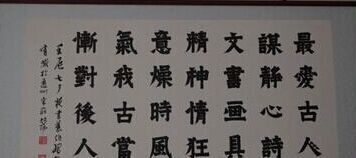 赵宜阳楷书书写的威仪之美